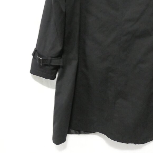 UD - UTEX DESIGN | XL - extra large | Classic Black Snap Button Coat - Picture 14 of 16